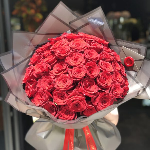 51'li Kırmızı Gül Buketi